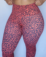 Leopard Love - Red and Black