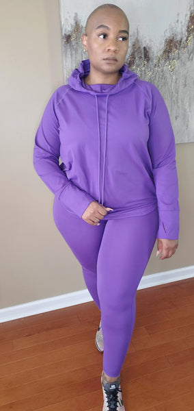 All Day Active Hoodie - Royal Purple