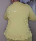 Zipper Jacket - Pear Yellow