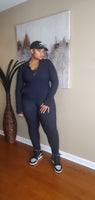 Onxy Ribbed Two Piece Set - SIZE SMALL LAST IN STOCK